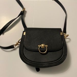 Poppy and peonies shoulder bag